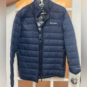 Columbia 650 Blue puffer jacket